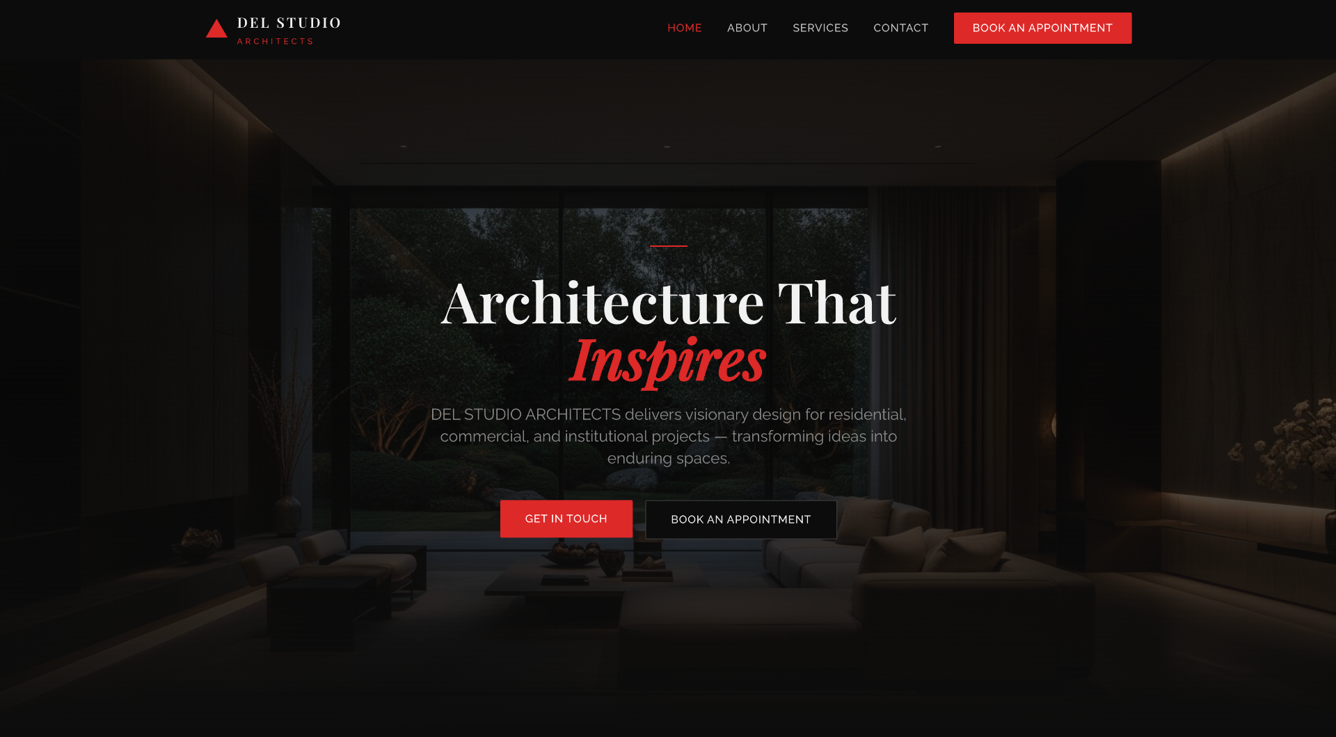 Del Studio website screenshot