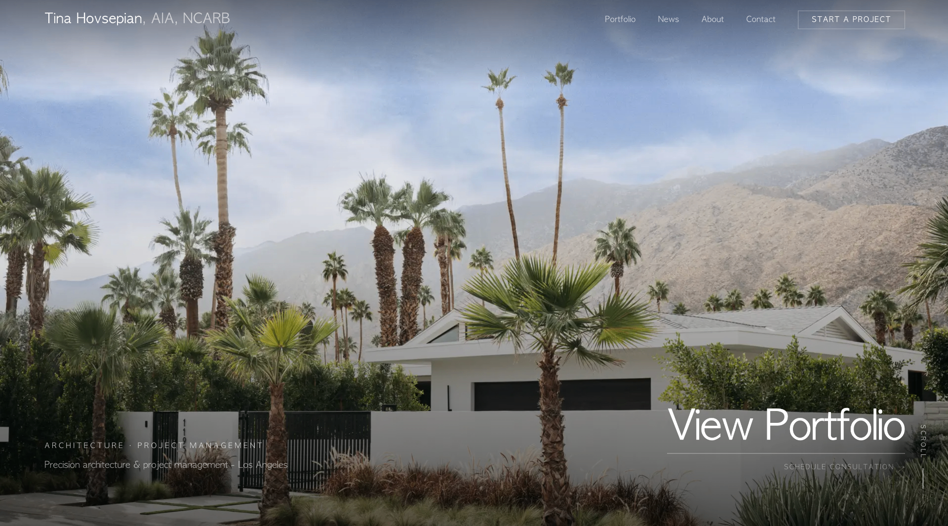 Tina Design Studio website screenshot